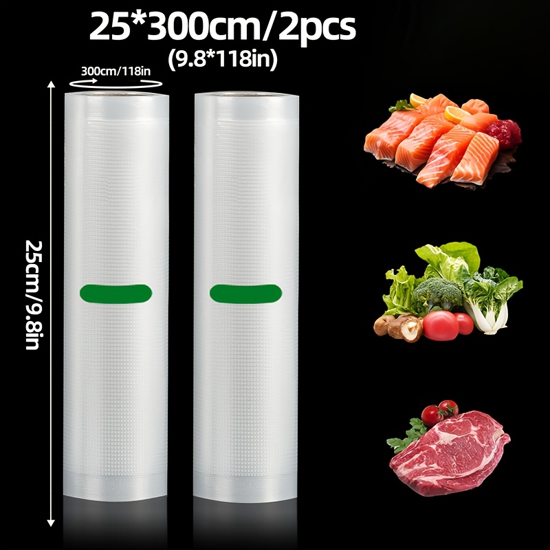Meal Prep Healthy - 2-Pack 3M Vacuum Sealer Rolls: BPA-Free,