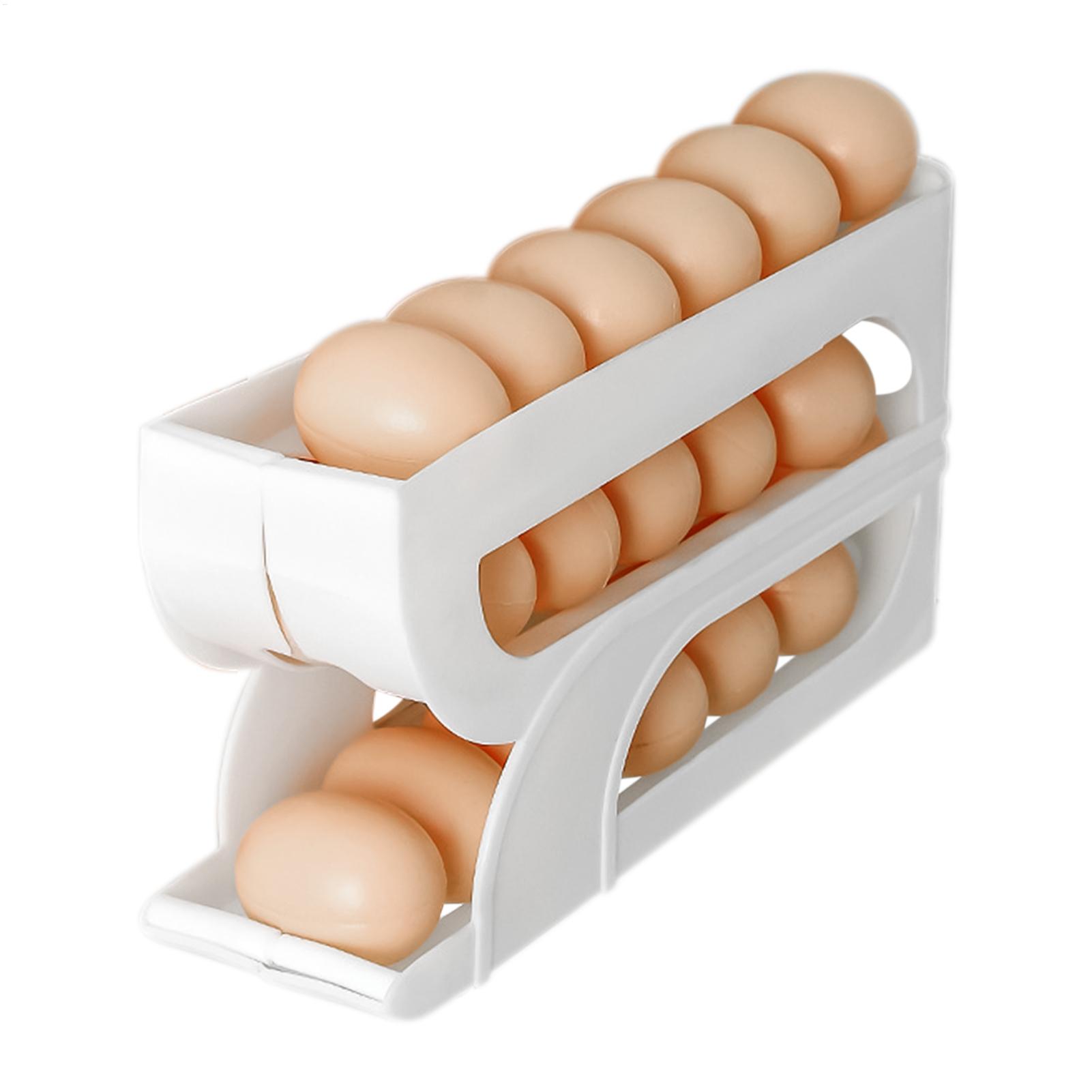 Meal Prep Healthy - Egg Dispenser for Refrigerator 3 Tiers