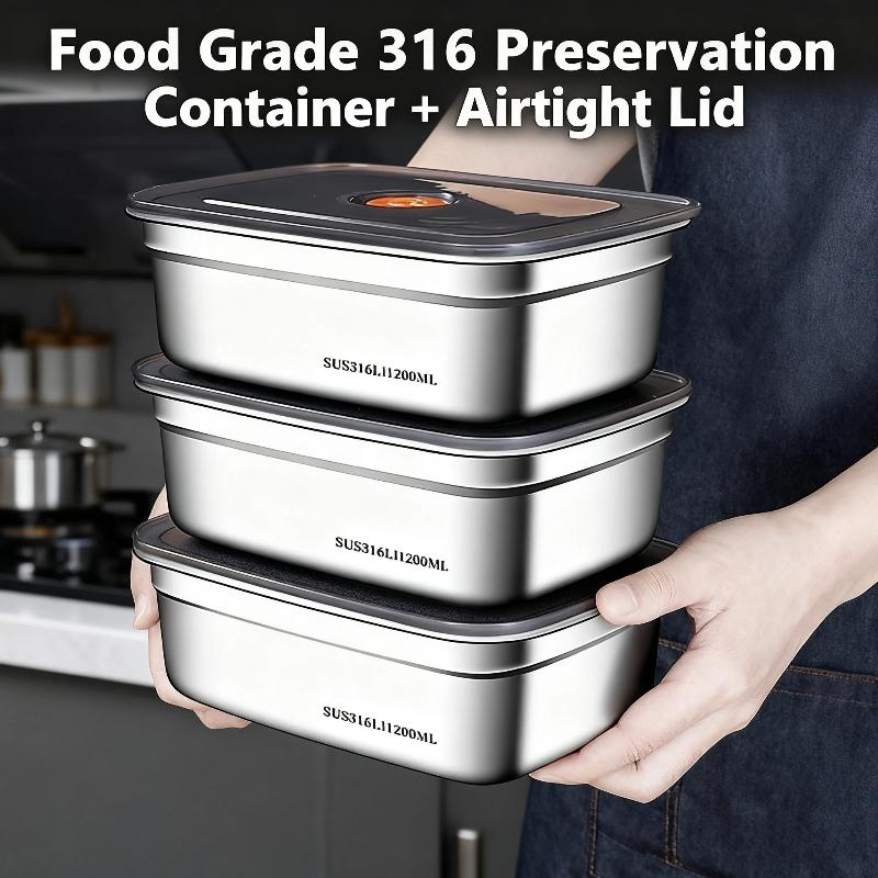 Meal Prep Tupperware - Hot Sale Stainless Steel Camping Lunch