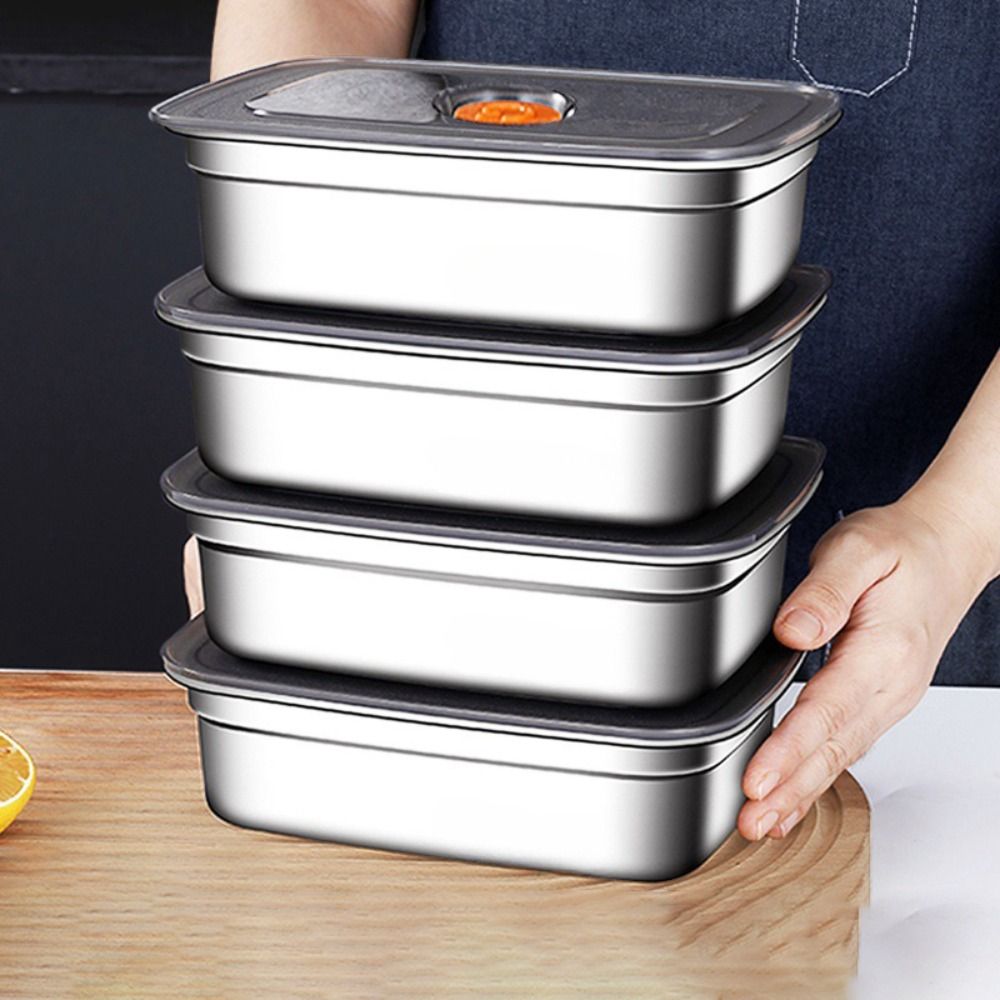 Stainless Steel Camping Lunch  - đánh giá và giá Meal Prep Tupperware