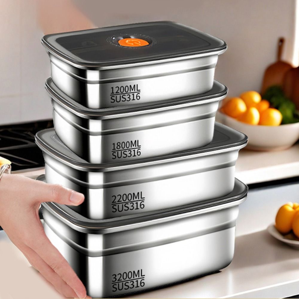 Stainless Steel Camping Lunch  - đánh giá và giá Meal Prep Tupperware
