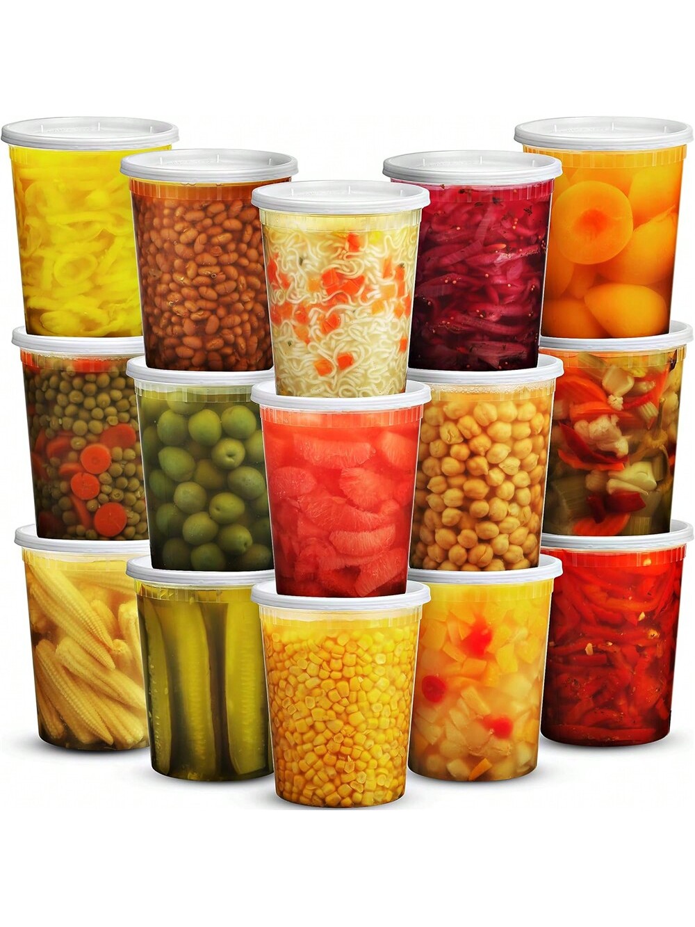 24Pack 32oz Deli Containers wi - đánh giá và giá Meal Prep Healthy