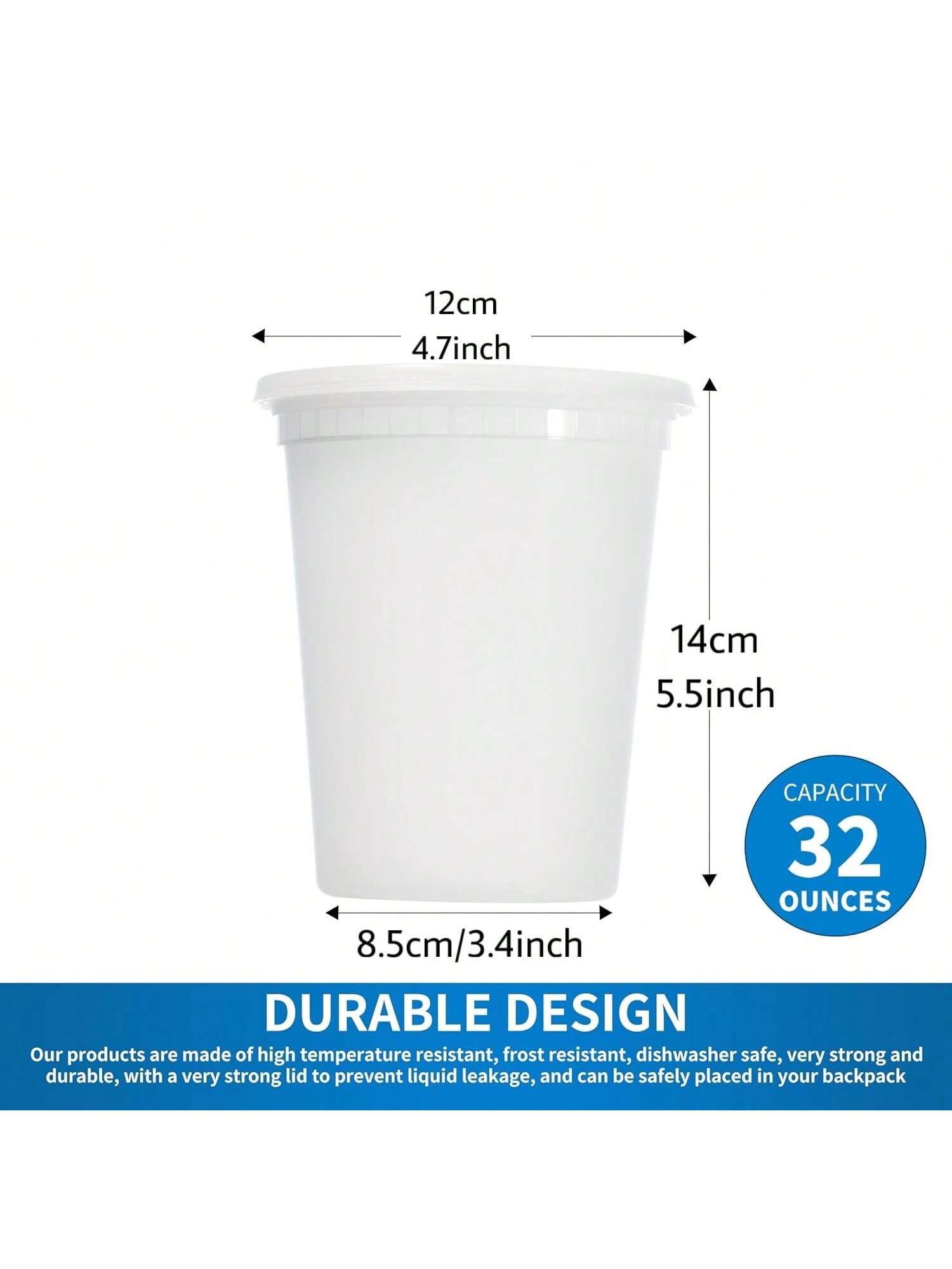 24Pack 32oz Deli Containers wi - đánh giá và giá Meal Prep Healthy