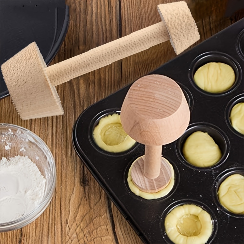 Dual-End Wooden Egg Tart Mold  - đánh giá và giá Meal Prep Healthy