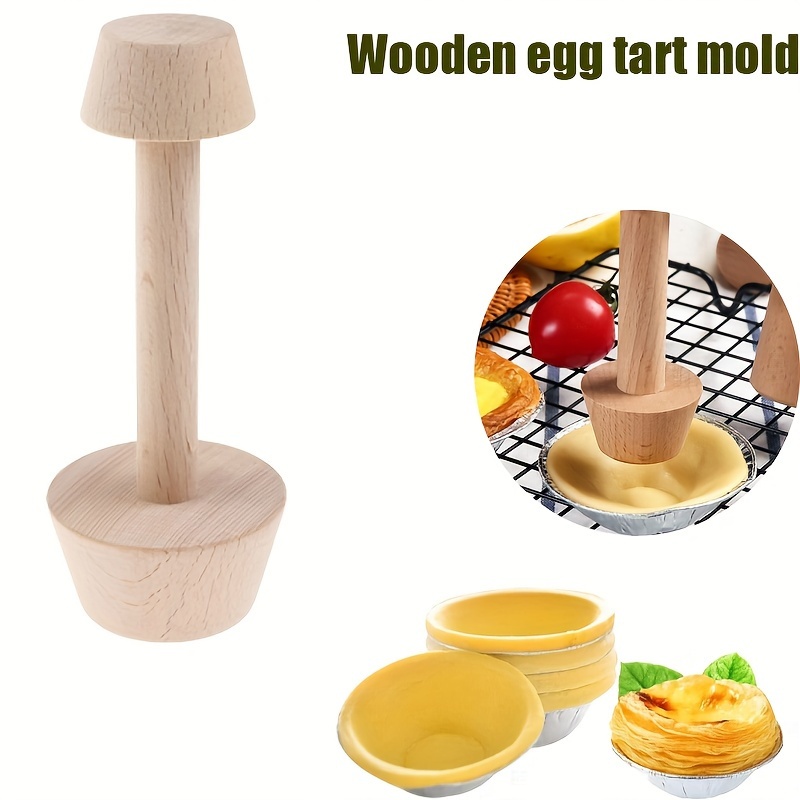 Dual-End Wooden Egg Tart Mold  - đánh giá và giá Meal Prep Healthy