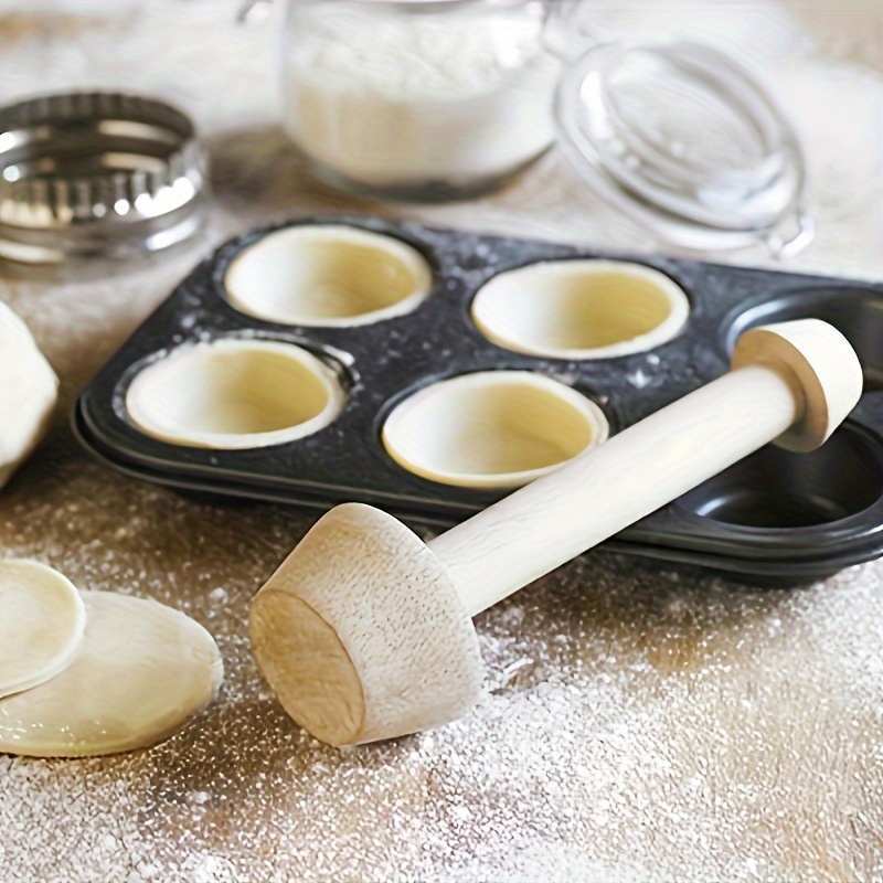 Dual-End Wooden Egg Tart Mold  - đánh giá và giá Meal Prep Healthy