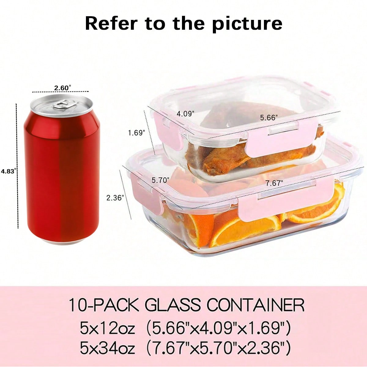 10 Pack Glass Meal Prep Contai - đánh giá và giá Meal Prep Glass Containers Oven Safe