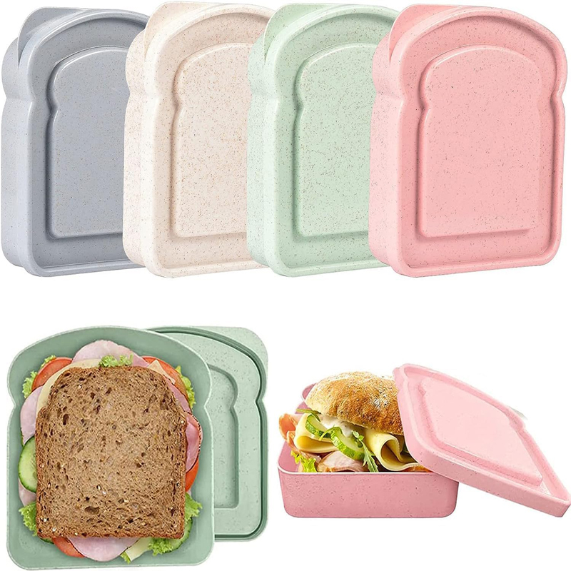 Sandwich Containers Lunch Box  - đánh giá và giá Meal Prep Tupperware
