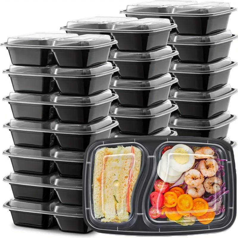 10Sets Disposable Food Storage - đánh giá và giá Meal Prep Tupperware