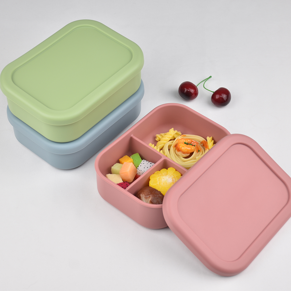3-Compartment Food Grade Silic - đánh giá và giá Meal Prep Healthy