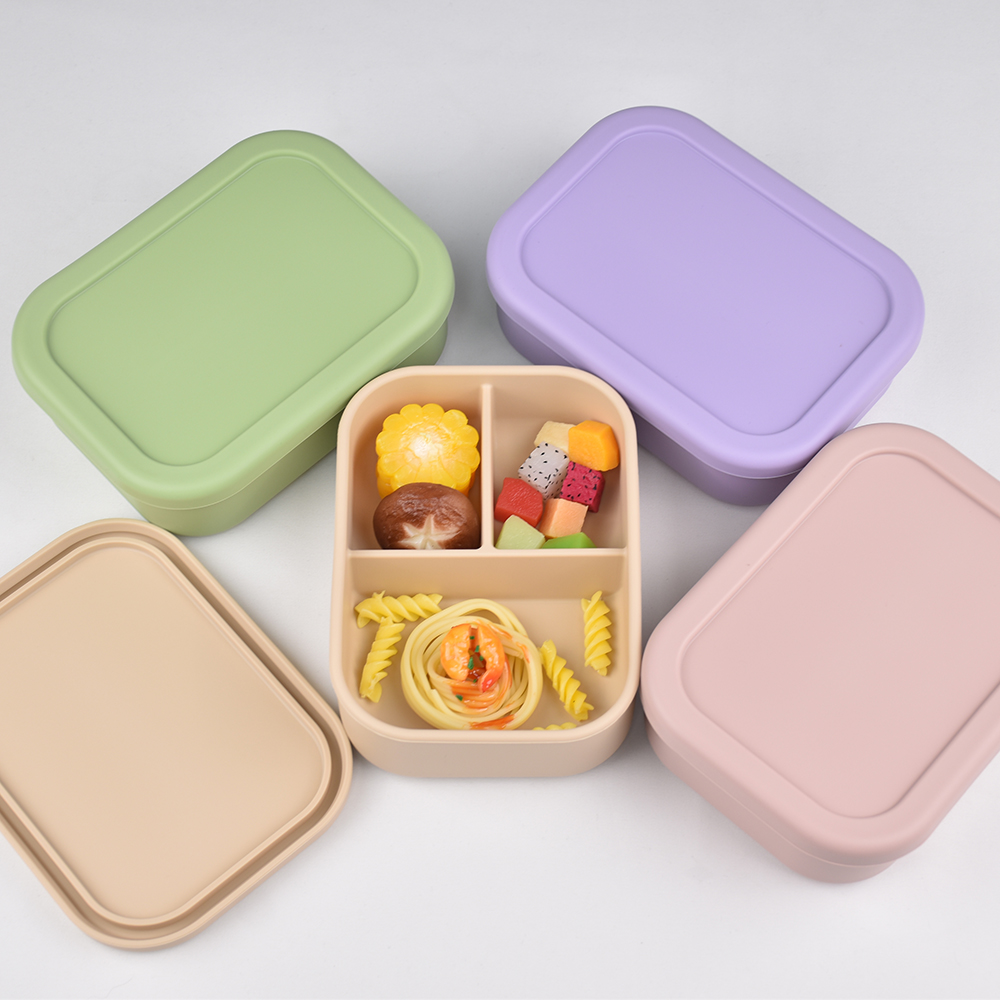 3-Compartment Food Grade Silic - đánh giá và giá Meal Prep Healthy