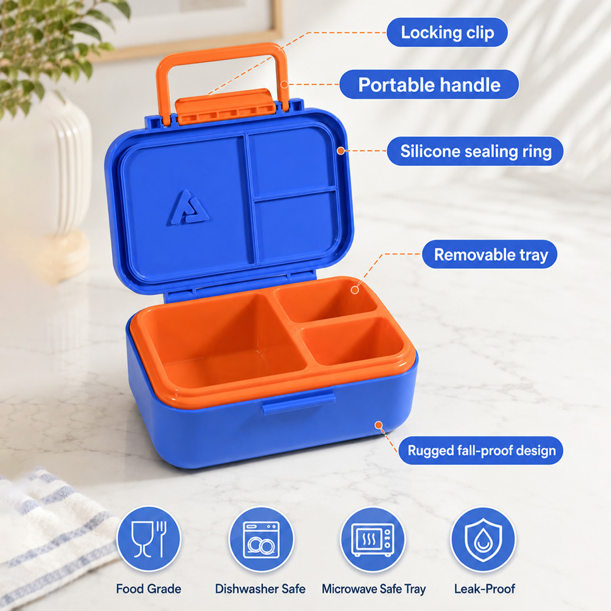 Bento Lunch Box for with 13oz  - đánh giá và giá Meal Prep Healthy