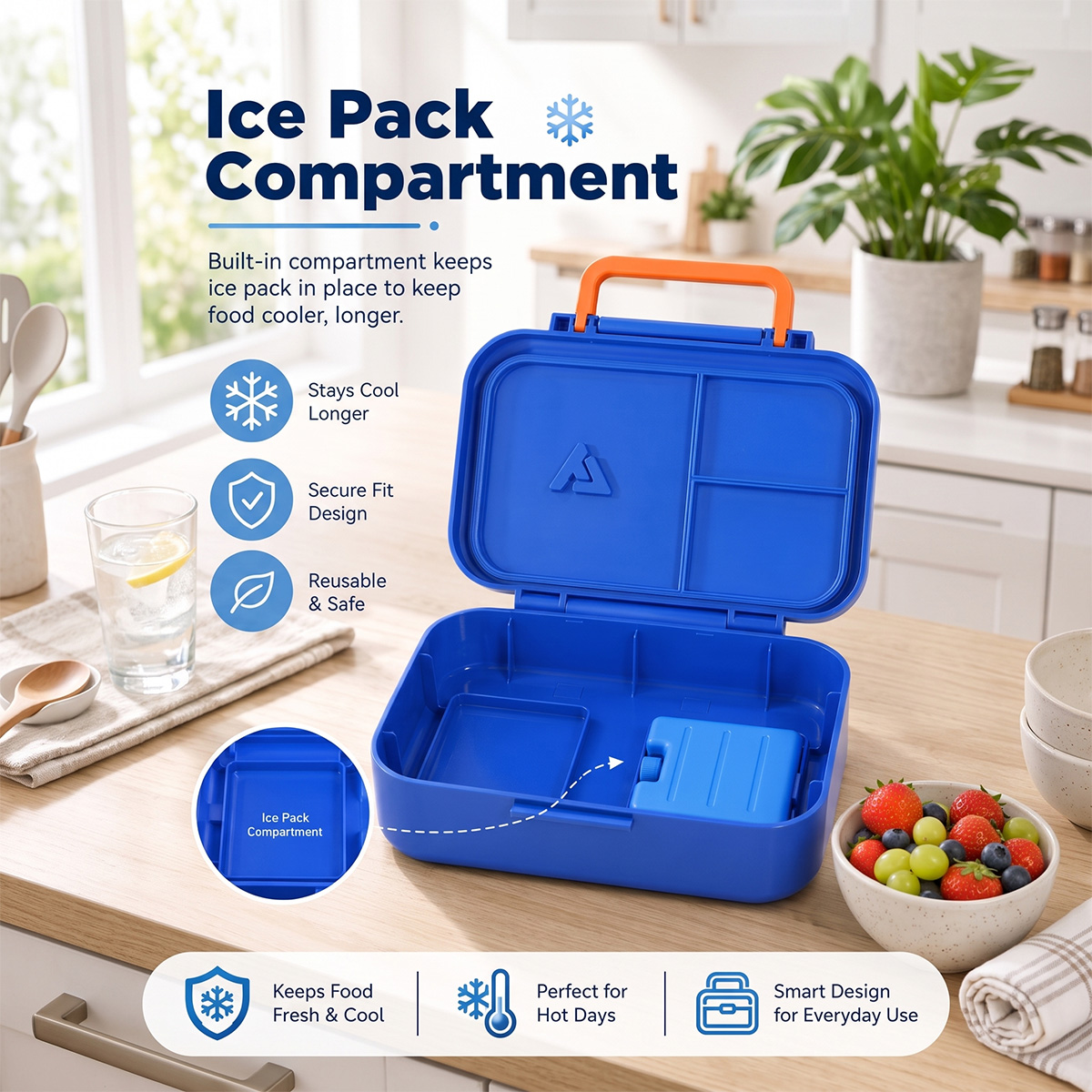 Bento Lunch Box for with 13oz  - đánh giá và giá Meal Prep Healthy