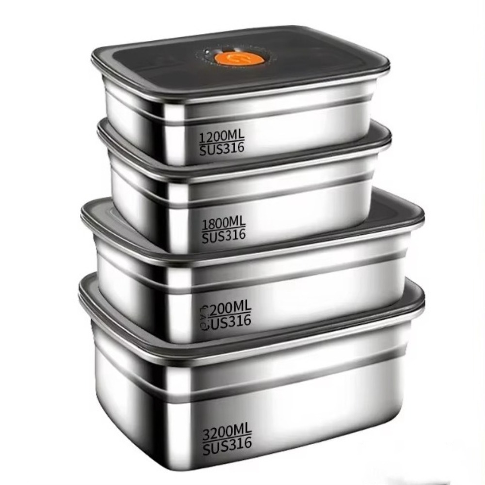 Stainless Steel Camping Lunch  - đánh giá và giá Meal Prep Tupperware