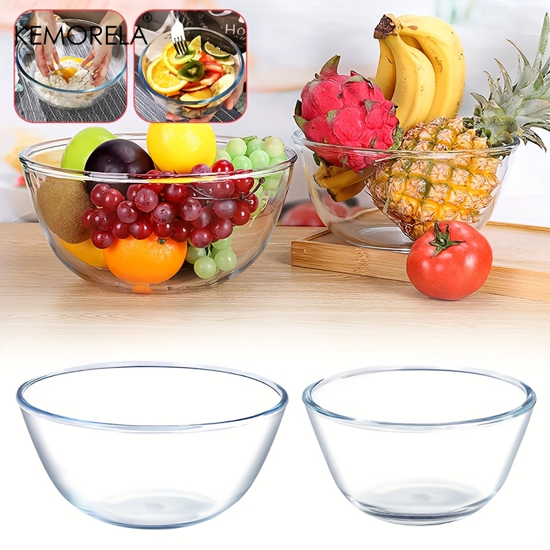 1PCS Deep Mixing Bowl - Heavy- - đánh giá và giá Meal Prep Glass Containers Oven Safe