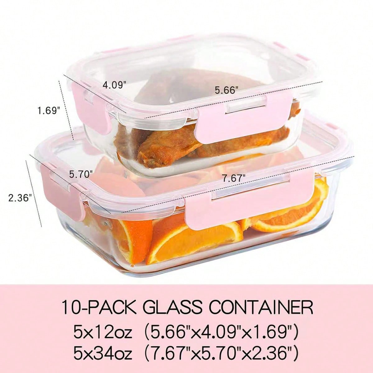 10 Pack Glass Meal Prep Contai - đánh giá và giá Meal Prep Healthy