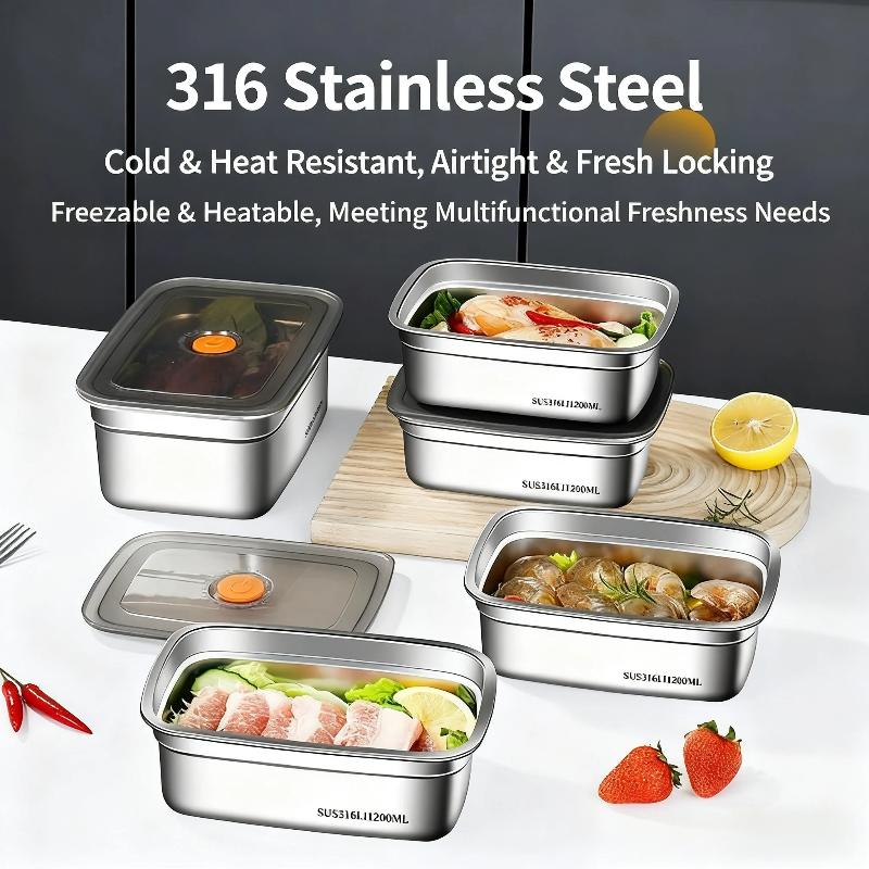 Hot Sale Stainless Steel Campi - đánh giá và giá Meal Prep Tupperware