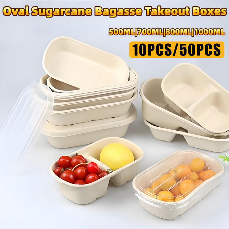10/50PCS Disposable Takeaway B - đánh giá và giá Meal Prep Tupperware