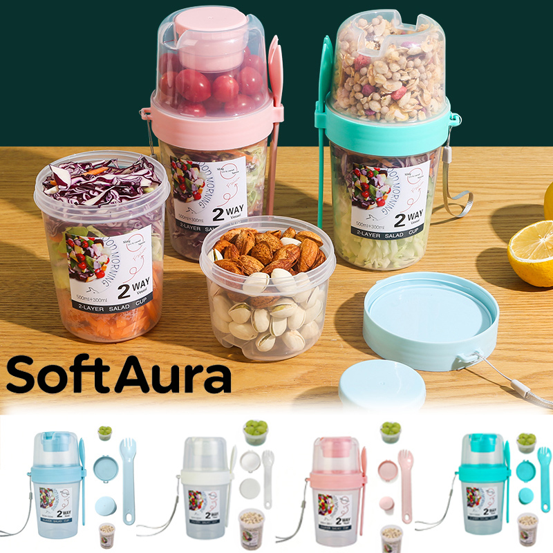 SoftAura Breakfast On The Go C - đánh giá và giá Meal Prep Tupperware
