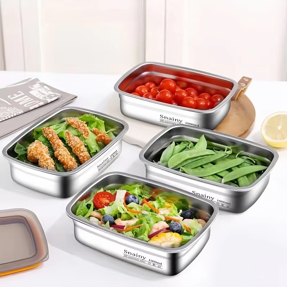 New Stainless Steel Camping Lu - đánh giá và giá Meal Prep Tupperware