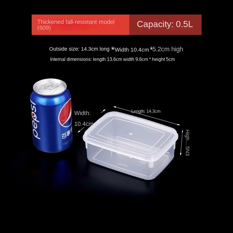 Crisper Box Rectangular Thicke - đánh giá và giá Meal Prep Tupperware
