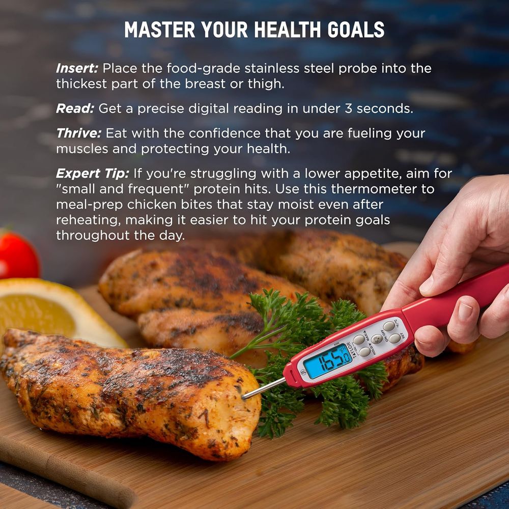 Digital Read Meat Thermometer  - đánh giá và giá Meal Prep High Protein