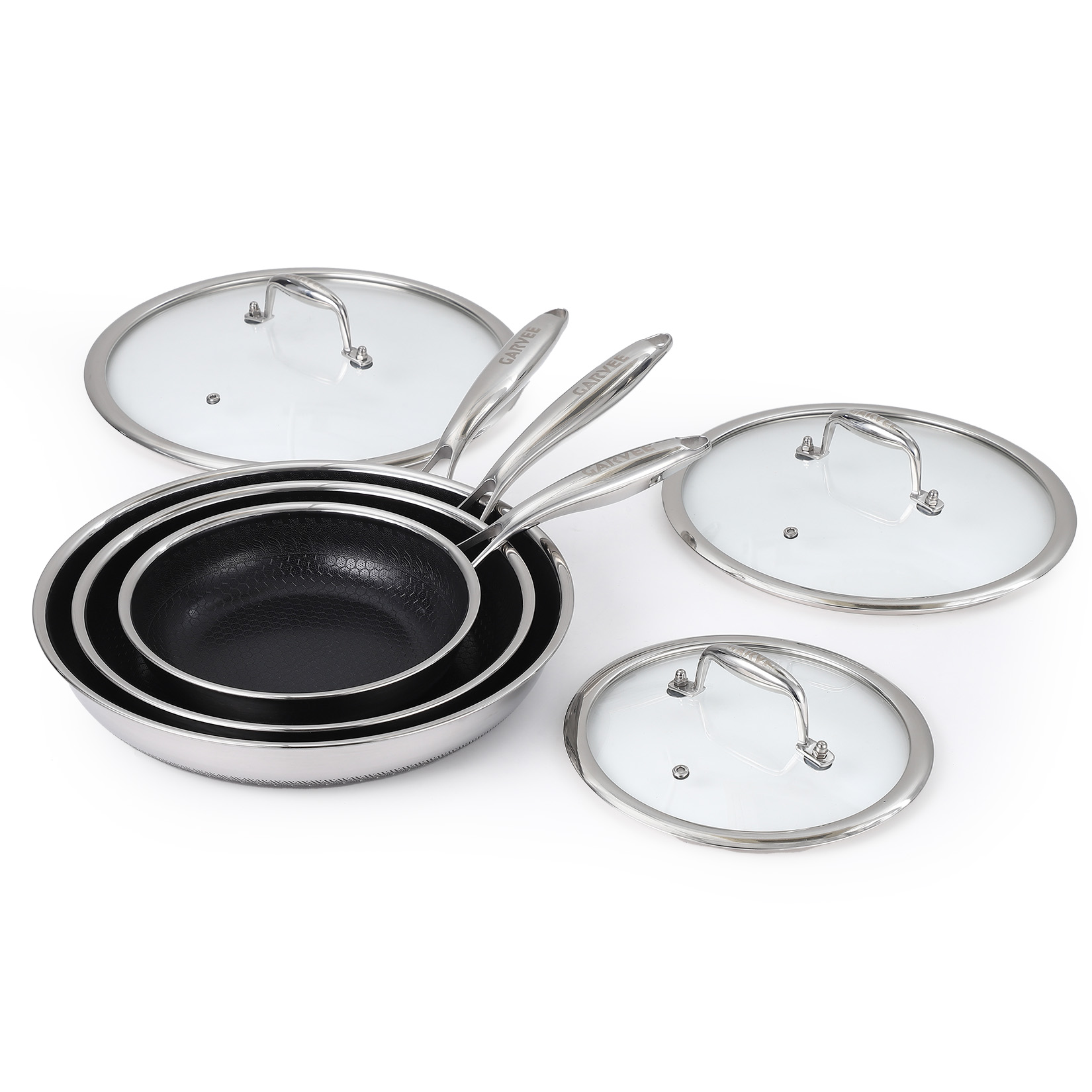 6 Piece Non-Stick Stainless St - đánh giá và giá Meal Prep Glass Containers Oven Safe