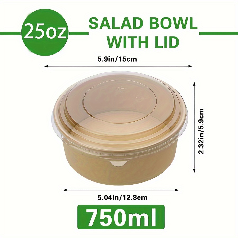 25Oz/750Ml 25/50 Pack Paper Bo - đánh giá và giá Meal Prep Healthy