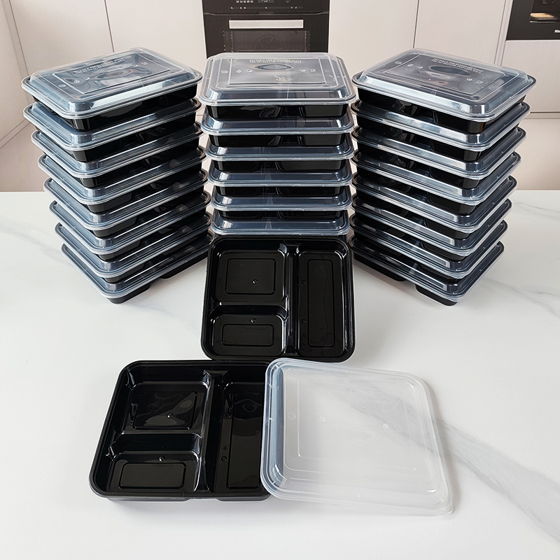 3-Compartment 34 Oz/1000 Ml, 1 - đánh giá và giá Meal Prep Tupperware
