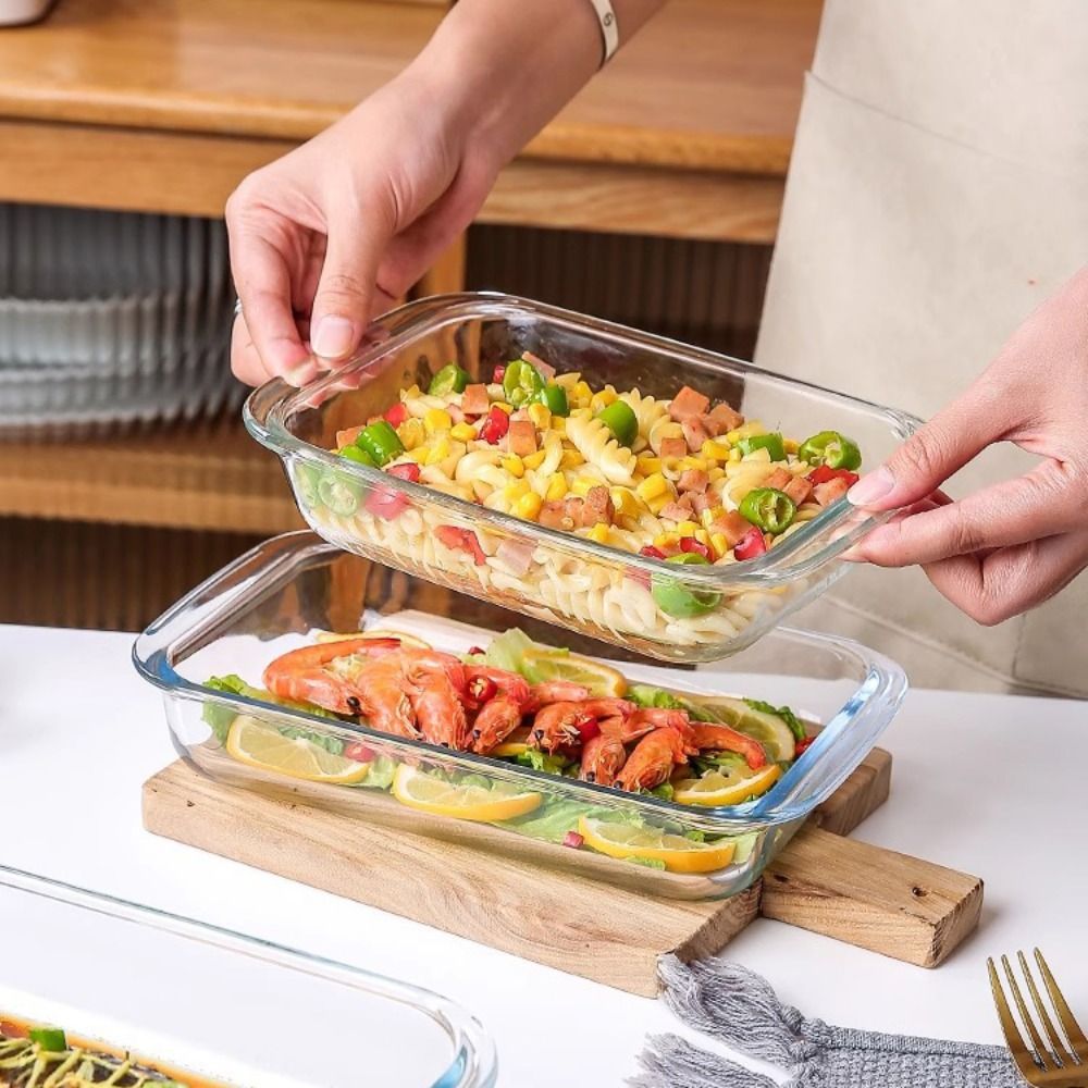 Durable Rectangular Glass Baki - đánh giá và giá Meal Prep Glass Containers Oven Safe